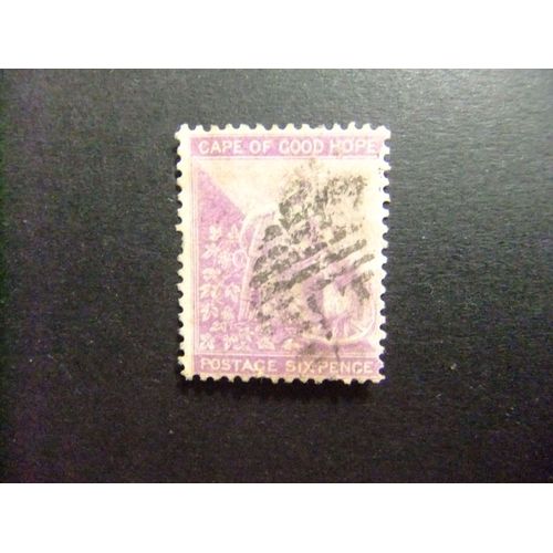 40 Cap De Bonne Espérance 1864 1876 / Allégorie De L'Espoir / Yvert 16 Fu Filigrane Cc