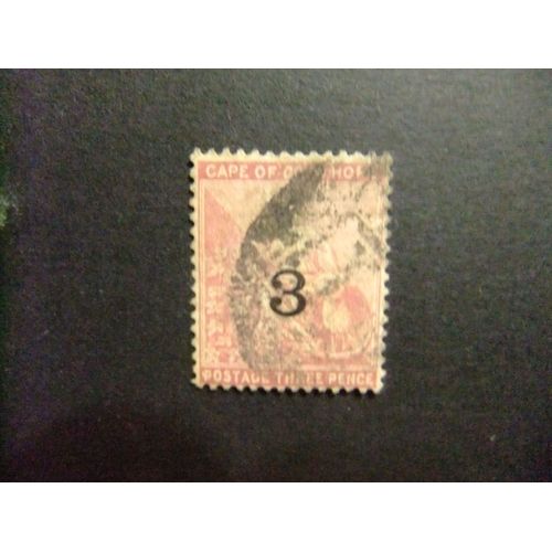 40 Cap De Bonne Espérance 1871 1882 / Allégorie De L'Espoir / Yvert 25 Fu Filigrane Cc