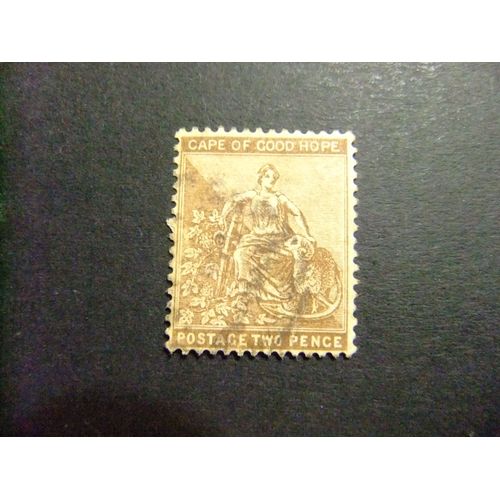 40 Cap De Bonne Espérance 1882 1883 / Allégorie De L'Espoir / Yvert 28 Fu Filigrane Ca