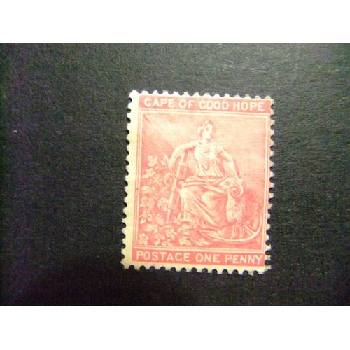 40 Cap De Bonne Espérance 1885 1894 / Allégorie De L'Espoir / Yvert 34 (*) Ancre En Filigrane