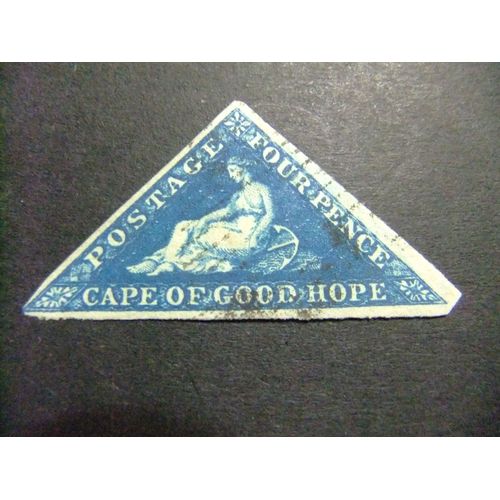 40 Cap De Bonne Espérance 1855-1863 / Allégorie De L'Espoir / Yvert 8 ​​Fu