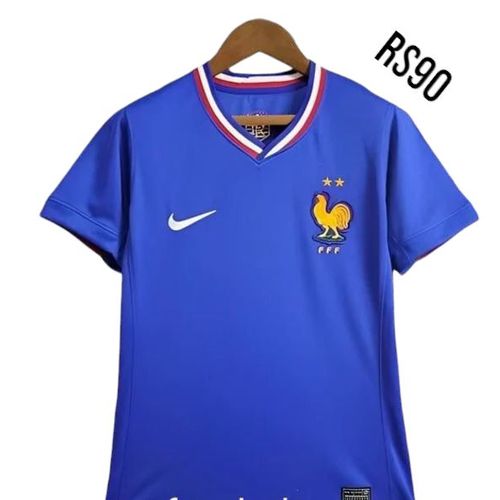Maillot France Femme Euro Domicile Bleu (Expedition Sous 30 Jours) Produit Neuf Taille Xl