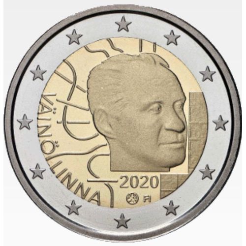 2 Euro *** Finlande 2020 Finland *** Väinö Linna !!!