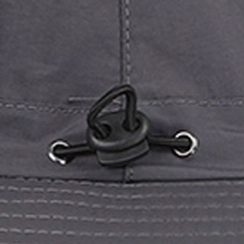 Chapeau De Soleil Extérieur À Large Bord Avec Ventilateur À Énergie Solaire, Conception En Maille Respirante, Protection Uv, Chapeau Pour Enfants Garçons-Gris Foncé