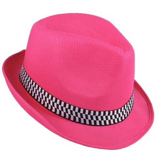 Chapeau De Jazz Pour Hommes, Décoratif, Respirant, Imprimé, Anti-Uv, Accessoire Photo, Protection Solaire, Unisexe, Vintage, Performance, Couvre-Chef Pour Adultes-Rose Rouge