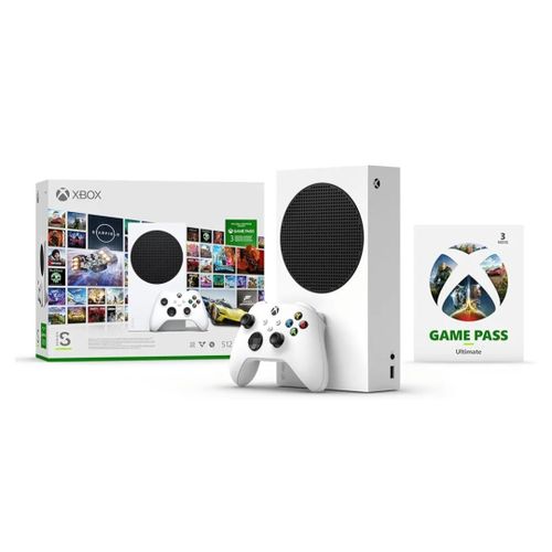 Pack Console Xbox Série S + Game Pass Ultimate 3 Mois + Casque Gaming