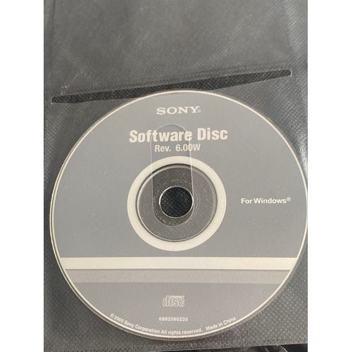 Sony Softwares Disc Rev 6 00w