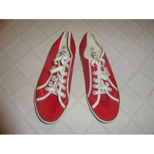 Tennis Toile Rouge Uptown - 37