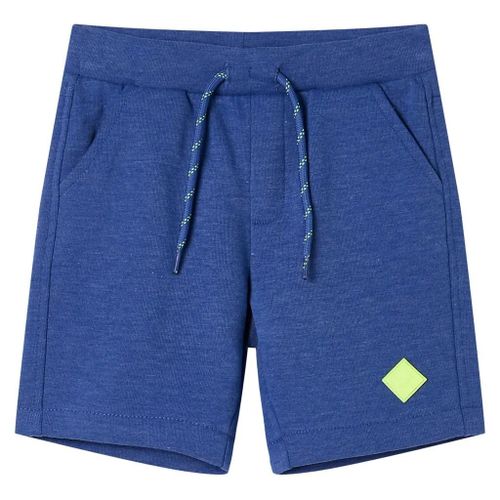Short Pour Enfants À Cordon De Serrage Mélange Bleu 128