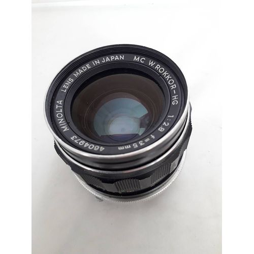 MINOLTA MC W.ROKKOR-HG 2.8 / 35 mm