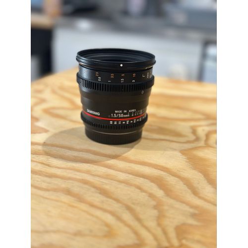 Objectif Samyang 50mm T1.5 VDSLR Canon