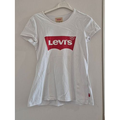 T-Shirt Manche Courte Blanc Levi&#39s Taille 16ans