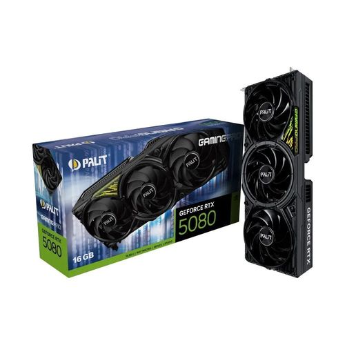 Palit GeForce RTX 5080 GamingPro V1, GeForce RTX 5080, 16GB GDDR7, PCI-Express