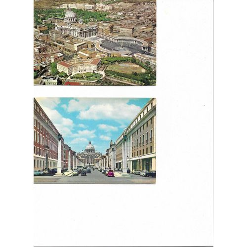 3 Cartes Postales Modernes Non Circulées St Pierre Italie Rome