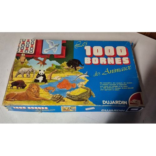 Jeu de société 1000 bornes des animaux dujardin