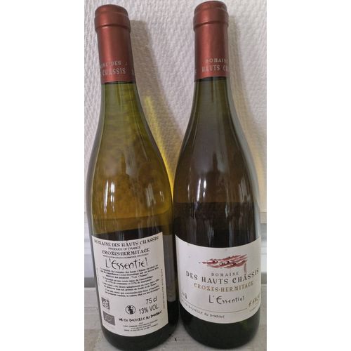 2 Btls De Crozes Hermitage Blanc 2018 Domaine Des Hauts Chassis L Essentiel