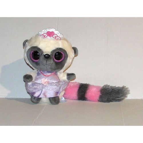 Raton Laveur Lemurien princesse Yoohoo & Friends peluche doudou aurora