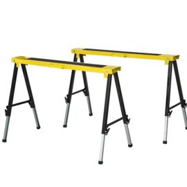 2 tréteaux pliables