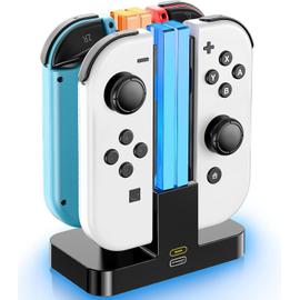 4en1 Chargeur Nintendo Switch Manettes Joy-Con - Accessoire pour