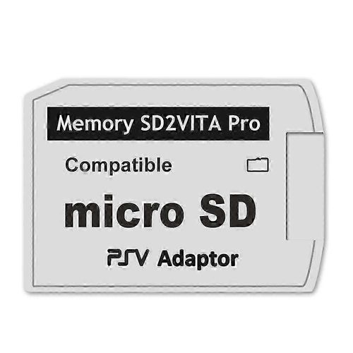 Adaptateur De Carte Mémoire Sd2vita 5.0, Pour Ps Vita Psvsd Adaptateur Micro Sd Pour Psv 1000/2000 Pstv Fw 3.60 Système Henkaku Enso