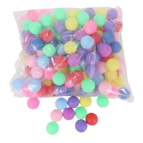 150pcs / Pack Balles De Ping-Pong Colorées 40mm Divertissement Table Balles De Tennis Couleurs Mélangées Beer Pong Ba