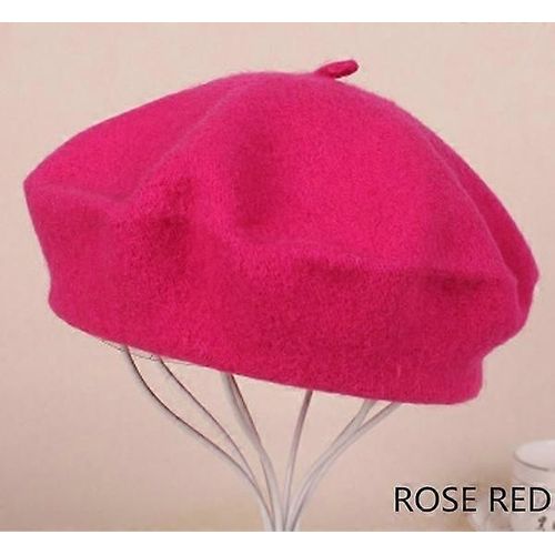 Vintage Français Béret Cap Pour Femmes Cuir Bérets Laine Automne Hiver Street Style Casquette Laine Chaud Fille Bonnet Chapeaux