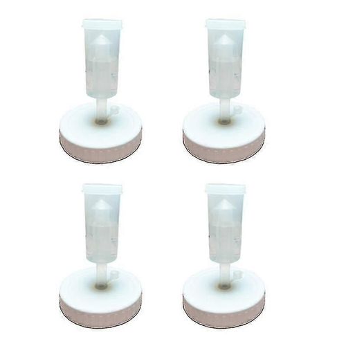 4pc Bouche Mason Pots Couvercles Couvercles De Fermentation Avec Sas Kit De Fermentation Pour Faire De La Choucroute En W (Haoyi)