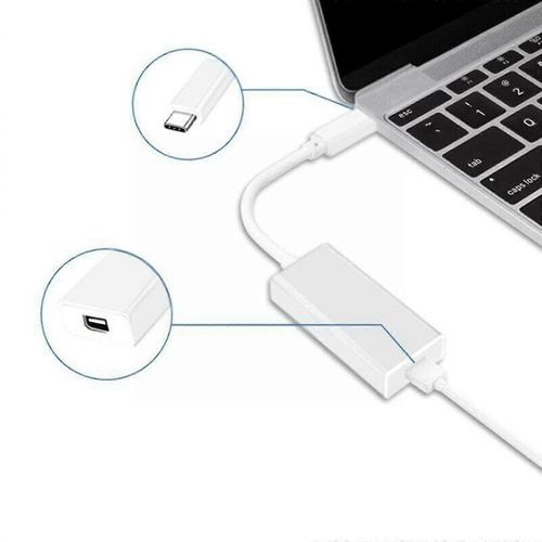 Adaptateur Thunderbolt 3 vers Thunderbolt 2 Câble de type C USB pour Macbook Air Pro