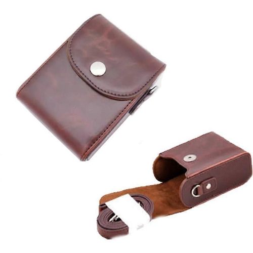Nouveau sac photo en cuir PU vintage étui pour Olympus SZ31MR SZ17 SZ16 SZ15 SZ14 SH60 SH50 avec sangle