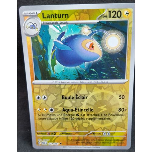 Carte Pokemon Lanturn 021/091 Reverse