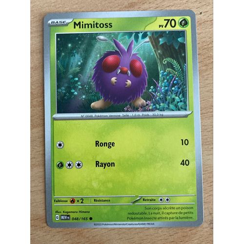 (554) Mimitoss 48/165 Pokemon 