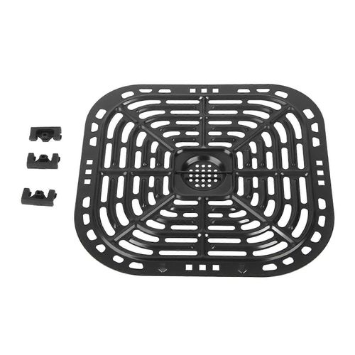 Carré 23,5 x 24,5 cm Fryer Poêle à griller de rechange 304 en acier inoxydable Plaque de bac à légumes de remplacement pour friteuse