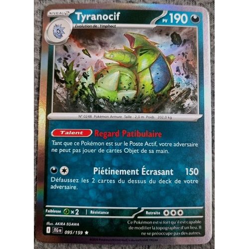 Carte Pokémon - Tyranocif - 095/159 - Holo-Rare - Ev9 Aventures Ensemble