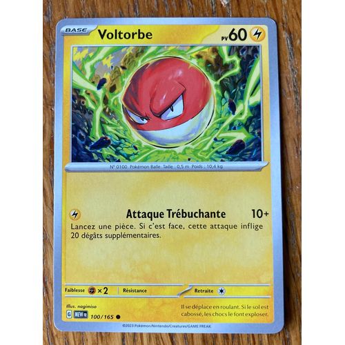 (1143) Voltorbe 100/165 Pokemon 