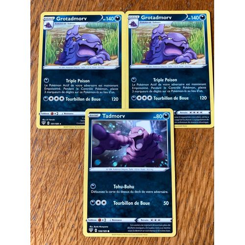 (2373) 2x Grotadmorv + Tadmorv (Pokemon) 