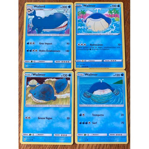 (2588) Wailord + 3x Wailmer (Pokemon) 