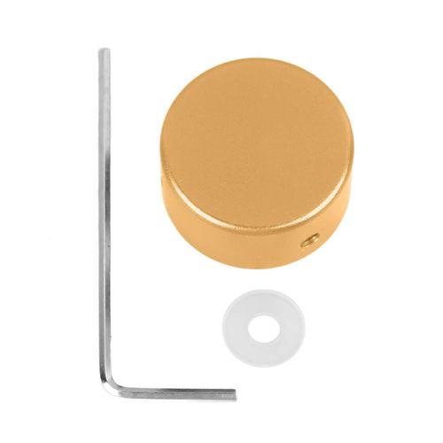 Pédale Footswitch Topper Aluminium Guitare Électrique Spike Protection Effet Pédale Pied Nail Cap Or