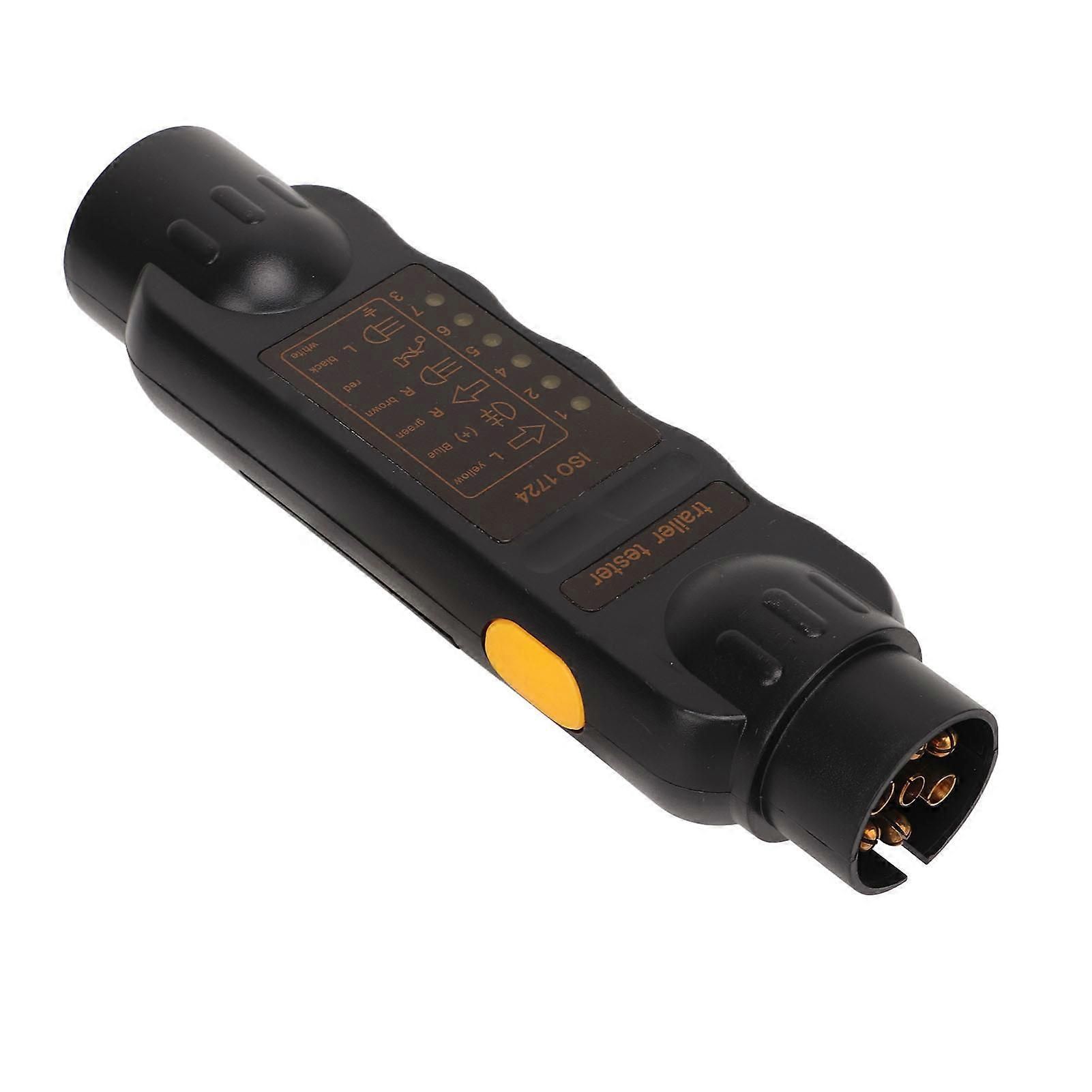 Testeur De Prise De Remorque 7 Broches Électrique Barre De Remorqua...