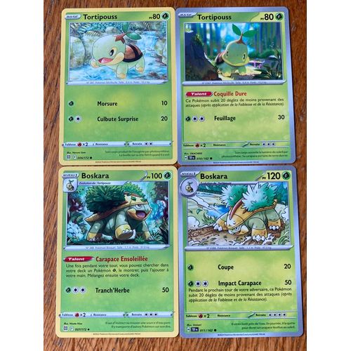 (3148) 2x Tortipouss + 2x Boskara (Pokemon) 