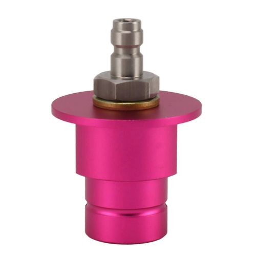 Adaptateur CO2 de 8 mm Connexion rapide et facile Machine à eau de soude Machine à soda Valve Accessoires de recharge Violet