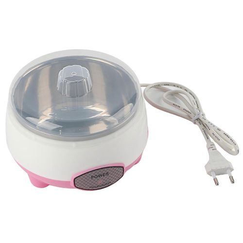 15W 1L Mini Yaourtière 360 Chauffage Machine de fabrication de yaourt automatique pour la maison rose