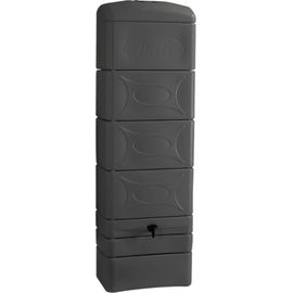 Récupérateur d'eau de pluie 300L Vertical BELLI DECO Gris Anthracite