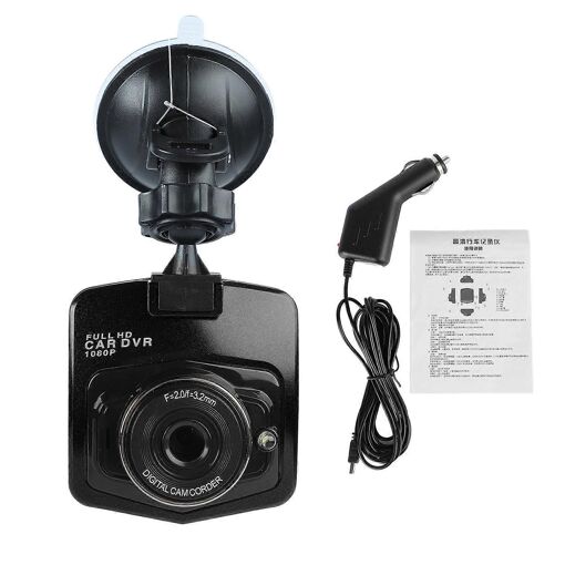 2.4 pouces Voiture Dashcam 1080P Vision Nocturne Secousse Preuve Lo...