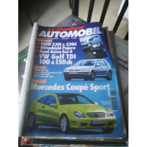 Le Moniteur 1230 De 2001 Mercedes C Coupe Sport,Ml320,Daewoo Matiz 2,Golf Tdi,Lexus Rx300,Bmw X5 3.0i,Jeep Grand Cherokee 4.0 Ltd,Edonis,Bmw 530i,530d,Mitsubishi Pajero 3.5 Gdi,3.2 Did,Opel Astra Eco4