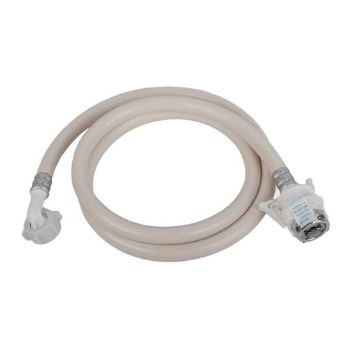 Tuyau d¿entrée d¿eau de machine à laver Tuyau d¿eau anti-éclatement en PVC avec connecteur en métal pour machine à laver automatique Haier 1,5 m / 4,9 pieds