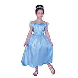 Déguisement Costume Enfant - Robe Bleue De Princesse - 3-4 Ans - (Sans Accessoire) - P'tit Clown
