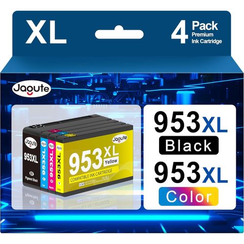 953Xl 953-Xl Pack De 4 Cartouches D'Encre Remplacement Compatible Pour Hp 953Xl 953 Xl Pour Hp Officejet Pro 7740 8730 8710 8715 8718 8719 8720 8725 8740 8218 7720 7730[Cartouche1463]