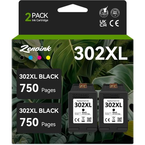 302Xl Noir, Cartouche 302 Xl Compatibles Avec Cartouche Hp 302 Xl Noir, Cartouche Encre 302 Xl Noir Compatibles Avec Hp Deskjet 3639 3632 3630 Envy 4520 4525 4527 Officejet 3830 38[Cartouche2894]