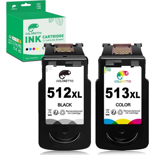512 Xl 513 Xl 510 511 Cartouches D'Encre Remanufacturées Pour Canon 512Xl 513Xl Pixma Mp230 Mp240 Mp250 Mp252 Mp260 Mp270 Mp280 Mx350 Mx420 Ip2700 Ip2702 Mp480 Mp490 Mp495 Mx320 Im[Cartouche1697]