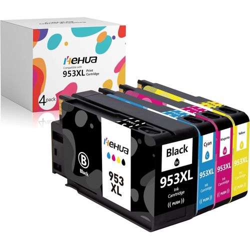 953Xl Cartouches Mutipack Pour Hp 953 Xl Cartouches 953Xl Encre 953 Cartouches Pour Hp Officejet Pro 7740 8715 8710 8718 8725 8728 8210 7730 7720 8740 8730 8720¿1 Noir,1 Cyan,1 Jau[Cartouche2926]